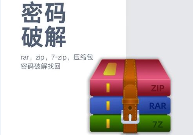 7z rar压缩包密码解除